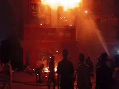 
      
      Fire erupts at mattress and quilt shop in UP's Jaunpur
      
      