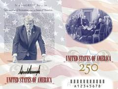 
      
      Trump unveils commemorative US passport featuring his image
      
      