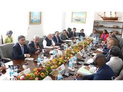
      
      PM Modi holds delegation-level talks with Seychelles President
      
      