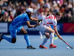 
      
      Indian prevails 3-2 over England in shoot-out 
      
      