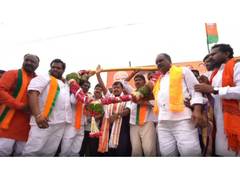 
      
      BJP chief Nitin Nabin receives grand welcome from party workers
      
      