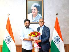 
      
      Sunil Bharti Mittal meets Telangana CM Revanth Reddy
      
      