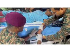 
      
      Indian Army rescues 79-year-old woman from rubble in quake-hit Ve
      
      