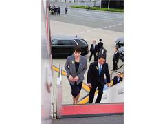 
      
      Japanese PM departs for India to attend 16th India-Japan Annual S
      
      