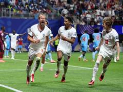
      
      Harry Kane looks ahead after engineering a historic World Cup win
      
      