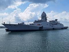 
      
      INS Udaygiri, Shakti and Kavaratti arrive at Singapore
      
      