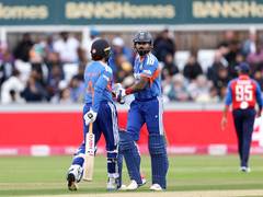 
      
      Shreyas, Abhishek achieve career milestones in 1st ENG T20I
      
      