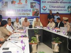 
      
      CM Dhami reviews monsoon mock drill
      
      