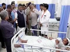
      
      Karnataka CM Shivakumar visits RR hospital, consoles families of 
      
      