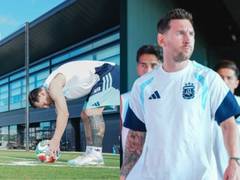 
      
      Messi shares training glimpse ahead of Argentina's R32 clash
      
      