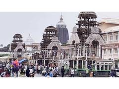 
      
      Artisans give final touches to Jagannath Rath Yatra chariots
      
      