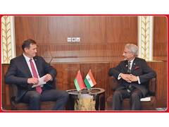 
      
      EAM Jaishankar extends Independence Day to Belarus govt
      
      