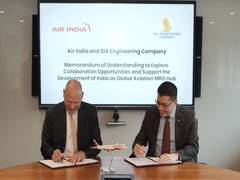 
      
      Air India, SIA Engineering sign MoU to explore MRO collaboration
      
      