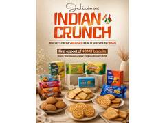 First shipment of Varanasi-made biscuits...