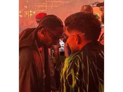 
      
      Indian skipper Shubman Gill, rapper Travis Scott meet in US
      
      