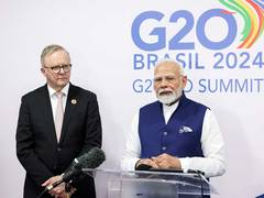 
      
      Australian PM expresses optimisim for PM Modi's state visit
      
      