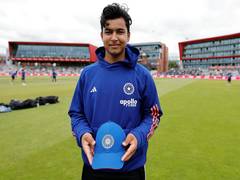 
      
      Sooryavanshi becomes India's youngest-ever international debutant
      
      