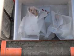 
      
      West Bengal: Statue of Syama Prasad allegedly vandalised
      
      