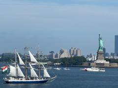 
      
      INS Sudarshini takes part in US Naval Review, Sail 4th 250
      
      