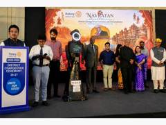 
      
      Humanoid Robots and Drone Steal the Spotlight at Rotary District
      
      