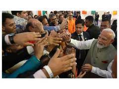 
      
      PM Modi receives warm welcome from Indian diaspora
      
      