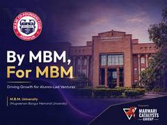 
      
      MBM Co-founders Club by Marwari Catalysts Group Selects First
      
      