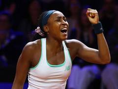 
      
      Coco Gauff books first-ever Wimbledon semifinal appearance
      
      