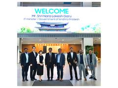 
      
      Nara Lokesh leads high-level talks with Samsung in South Korea
      
      