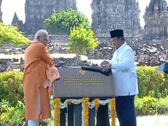 
      
      PM Modi, Prabowo inaugurate Prambanan Temple restoration project
      
      