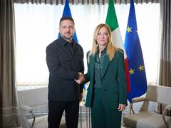 
      
      Zelenskyy, Meloni discuss anti-ballistic cooperation in Turkey
      
      