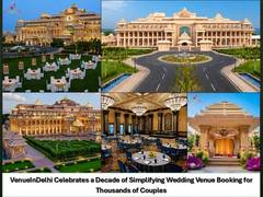 
      
      VenueInDelhi Completes 10 Years, Crosses 10,000 Wedding Bookings 
      
      