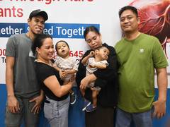 
      
      New lease of life for Filipino twins after rare liver surgery
      
      