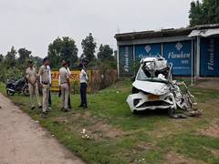 
      
      Four killed, one critically injured after car rams parked truck
      
      