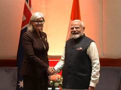 
      
      PM Modi meets Governor-General of Australia Sam Mostyn
      
      