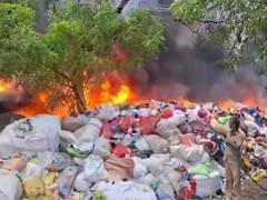 
      
      Fire breaks out at municipal garbage dump in Sankarankovil
      
      