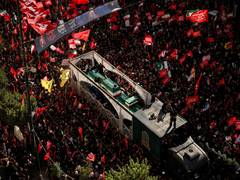
      
      Funeral procession of Ali Khamenei reaches Mashhad for burial
      
      