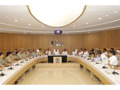 
      
      Gujarat: CM Bhupendra Patel reviews flood situation at meeting
      
      