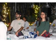 
      
      Om Kalyanam Santhigiri curates a full night of sound healing
      
      
