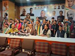 
      
      Himachal: 50 workers from BJP, AAP, BSP joins Congress
      
      