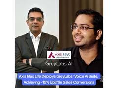 
      
      Axis Max Life Deploys GreyLabs’ Voice AI Suite
      
      