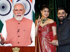 
      
      PM Modi congratulates newlyweds Anshula Kapoor, Rohan Thakkar
      
      