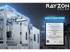 
      
      Rayzon Solar Earns NABL Accreditation for Its R&D Laboratory
      
      