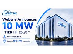 
      
      Webyne Announces 10 MW Tier III Data Center Capacity Across Delhi
      
      