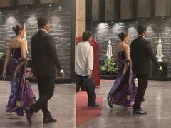 
      
      Alia stuns in purple saree at Akansha Ranjan’s pre-wedding bash
      
      
