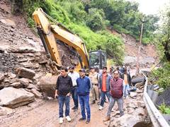 
      
      Yamunotri National Highway restoration underway after landslide
      
      