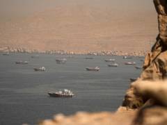 
      
      Container ship catches fire off Oman
      
      