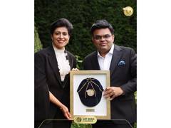 
      
      Jay Shah congratulates Ganguly, Anjum Chopra, Pietersen
      
      