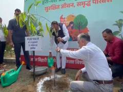
      
      Brajesh Pathak plants tree ahead of Maha Vriksharopan 2026
      
      