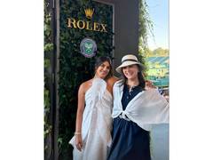 
      
      Priyanka Chopra, Lara Dutta reunite at Wimbledon 
      
      