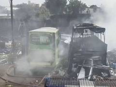 
      
      Fire breaks out at bus body-building unit in Tamil Nadu's Karur
      
      